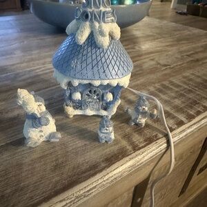 Blue and White Snow Cone House Decor
